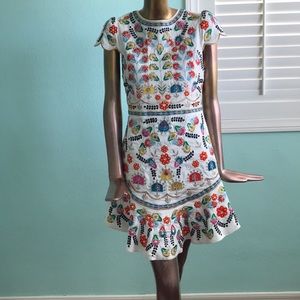 ALICE + OLIVIA flower dress